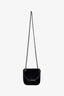 Stella McCartney Black Velvet Mini Falabella Box Shoulder Bag