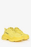 Balenciaga Yellow Leather Triple S Sneakers Size 8