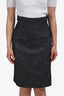 Stella McCartney Navy Cotton with Wool Pencil Skirt Size 40