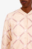 Hermès Yellow/Pink Cotton 'Grand Tralala' Printed Bomber Jacket Size 36