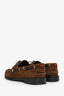 Aeyde Brown Suede Boat Shoes Size 36