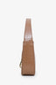 Anine Bing Brown Embossed Leather Top Handle Bag