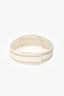 Christian Dior White/Gold D-Smash Astral Visor Hat