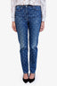 Givenchy Blue 4G Logo Straight Leg Jeans Size 27