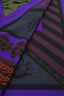 Hermès Purple/Multicolour Cashmere Silk Geometrie Cretoise Shawl