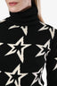 Perfect Moment Black Wool Star Turtleneck Sweater + Joggers Set Size XS