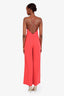 Alexis Pink Strappy Belted Jumpsuit Size XS