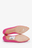 Manolo Blahnik Pink Lace Satin Hangisi Pumps Size 36.5