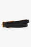Bracelet Hermès 2012 Behapi Tour en cuir noir triple
