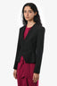 Roland Mouret Black Peplum Light Jacket Size 4