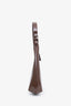 By Far Brown Semi-Patent Leather Amber Shoulder Bag