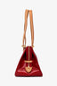 Louis Vuitton Red Monogram Vernis Rosewood Avenue Tote Bag