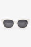 Celine White Logo Sunglasses with White Logo Pouch