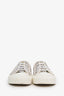 Christian Dior White/Grey Oblique 'WalknDior' Sneakers Size 37.5