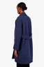 Scanlan Theodore Blue Virgin Wool Peacoat Size 6