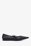 Chaussures plates pointues en cuir noir Anine Bing, pointure 39