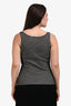 Yohji Yamamoto Black/White Houndstooth Wool Sleeveless Top Size M