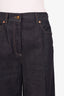 Gucci Navy Horsebit Selvedge Wide-Leg Jeans Size 28