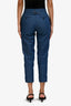 Thom Browne Blue Structured Denim Trousers Size 36