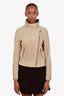 Mackage Brown Suede Moto Jacket Size S