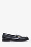 Prada Black Patent Leather Penny Loafers Size 36.5