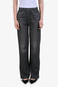 Rag & Bone Grey Fleece Jean Effect Wide Leg Pants Size XS