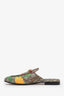Mules Gucci multicolores à détail mors de cheval 1955, taille 37