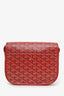 Goyard Red Goyardine Belvedere PM Messenger Bag