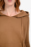 Nili Lotan Brown Cotton 'Janie' Hoodie Size XS