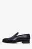 Bontoni Black Leather Loafers Size 42.5 Mens