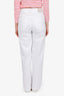Paige White Denim Sasha Straight Leg Jeans Size 27