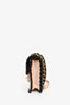 Pre-loved Chanel™ 2022 Light Pink/Black Leather My Own Frame Mini Flap Bag