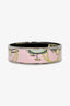 Hermès Pink/Multi Enamel Wide Bangle Size 65