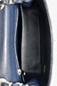 Pre-loved Chanel™ 2013-14 Navy Caviar Leather Mini Square Classic Flap