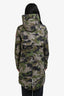 Canada Goose Green Nylon Camouflage Midi Rain Jacket Size XS