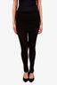 Blumarine Black Jersey Layered Leggings Size 0