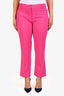 Frame Pink Le Crop Mini Boot Trousers Size 10