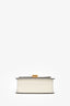 Gucci Cream Leather Web Star Edition Mini Sylvie Top Handle with Strap