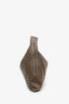 Bottega Veneta Beige Intrecciato Woven Calfskin Leather Large 'Hop' Bag