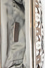 Pre-loved Chanel™ 2008-09 Silver/Black Leather Metallic CC Mixed Frame Clutch