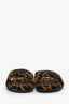 Tom Ford Brown Logo Leopard-print Harrison Slides Size 11 Mens