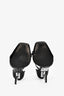 Saint Laurent Black/Silver Patent Leather Opyum High Heels Size 37