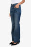 Nili Lotan Blue Denim High Rise Pocket Detail 'Francois' Jean Size 26