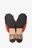 Gucci Red Patent Slip On Mules Size 38.5