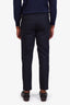Loro Piana Navy Virgin Wool Straight Leg Pants Size 50 Mens