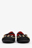Dolce & Gabbana Black Crystal Stud Detail Ballet Flat Size 37