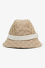 Gucci Beige Cotton GG Monogram Bucket Hat Size L