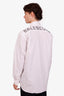 Balenciaga White Logo on Back Button-Down Size 38 Men's