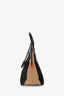 Burberry Black/Multicolour Novacheck Leather Wool Society Tote with Strap