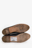 Pre-loved Chanel™ Black Leather Bow CC Cap Toe Ballet Flats Size 36.5